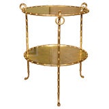 Two Tier Circular Maison Jansen Stand Two Tier Circular Maison Jansen Stand
