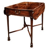 Antique Irish George III mahogany Pembroke table, 18th c.