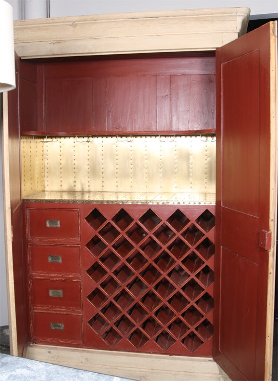 Armoire with fitted Bar Interior 3