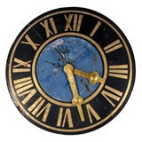 french station clock face