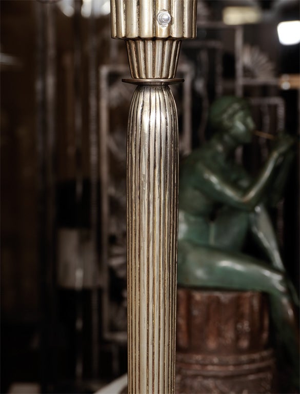 French Art Deco Floor Lamp For Sale