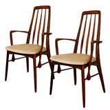 Pair of "Eva"  Side Chairs by Koefoeds Hornslet