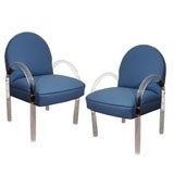 Pair of Lucite Armchairs by Pace Collection