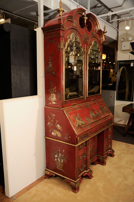 Early 20th Century English Chinoiserie Secretaire 5