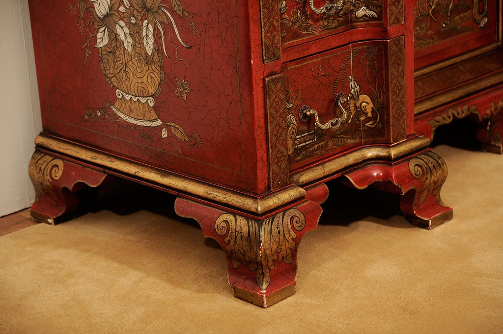 Early 20th Century English Chinoiserie Secretaire 6