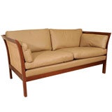 Vintage Mid Century Modern Swedish Settee by Arne Norell