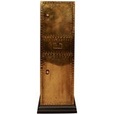 Sarreid Brass Covered  Locker