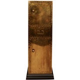 Retro Sarreid Brass Covered  Locker