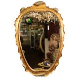 Large Giltwood "Shell" Mirror by Dorothy Draper