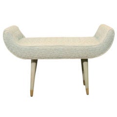 Sea foam Elongated U-Shaped Bench