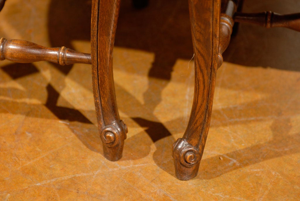 Set Of 4 French Rush Bottom Chairs at 1stDibs