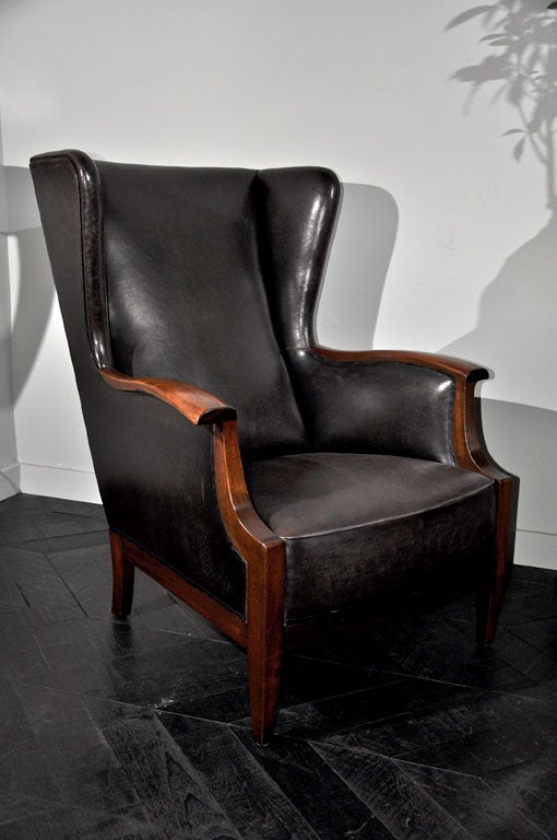 FRITZ HENNINGSEN WINGBACK ARM CHAIR
