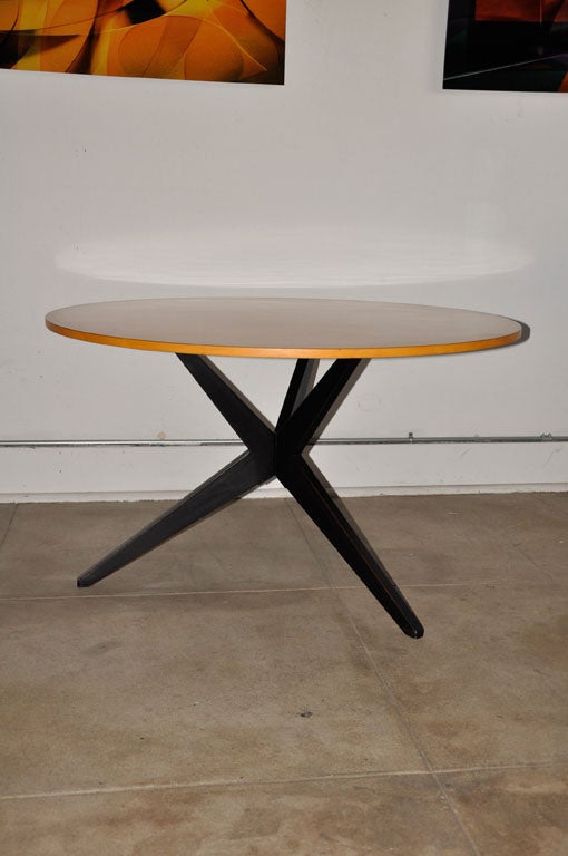 American Dining Table Designed By Hans Bellman For Knoll