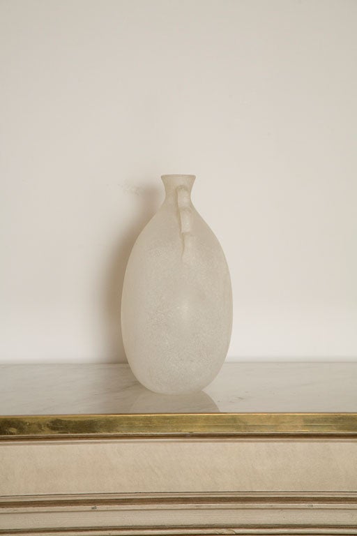 Italian Large Corroso Vase by Sequso