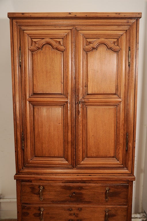 Teak Armoire w/ Drawers