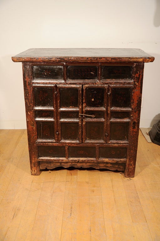 Black Elmwood Cabinet