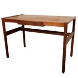 Jens Risom walnut desk with pencil drawer-1950's