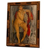 Czech painting of Nude woman