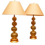 Pair of Venetian table lamp