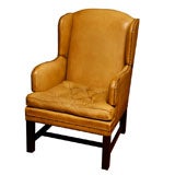 Wingback Leather Armchair