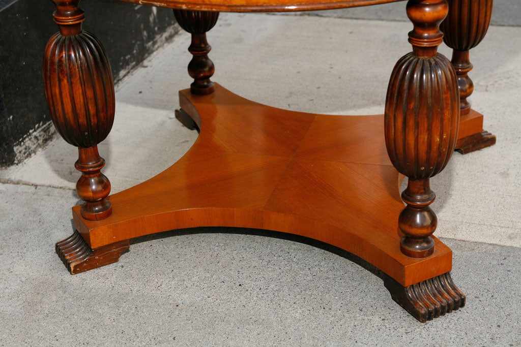 Art Deco Burlwood Table For Sale 1