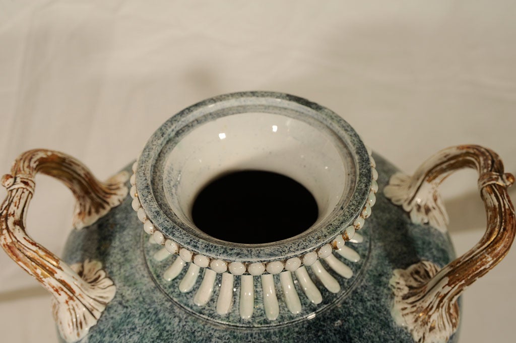Pottery An English 18th Century  Mock  Porphyry  Vase