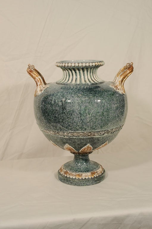 An English 18th Century  Mock  Porphyry  Vase 3