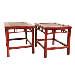 Antique Pair of Low Tables