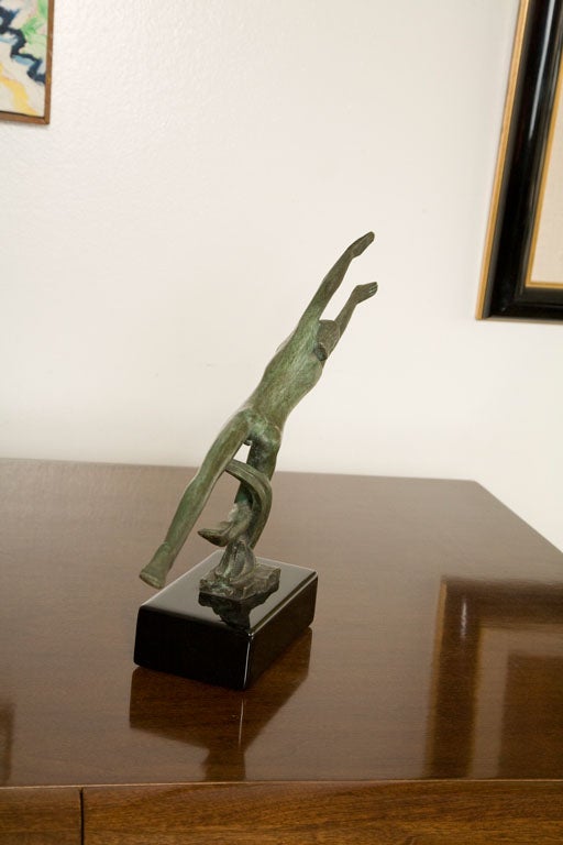 Baruch Saktsier bronzo firmato In condizioni buone in vendita a Los Angeles, CA