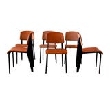 JEAN PROUVE STANDARD CHAIRS ca 1945