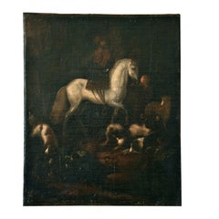 Oil Painting Of Man On Horse