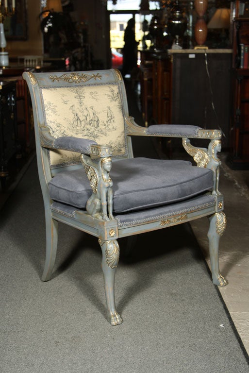 Pair of Arm Chairs by Maison Jansen