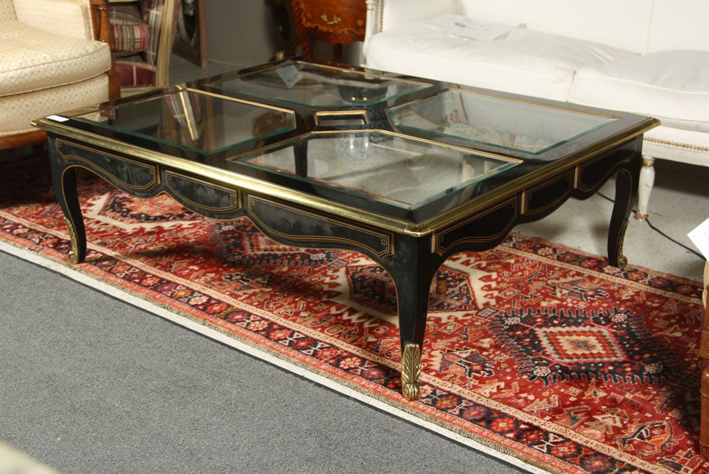 Maison Jansen Boulle Inlaid Coffee Table