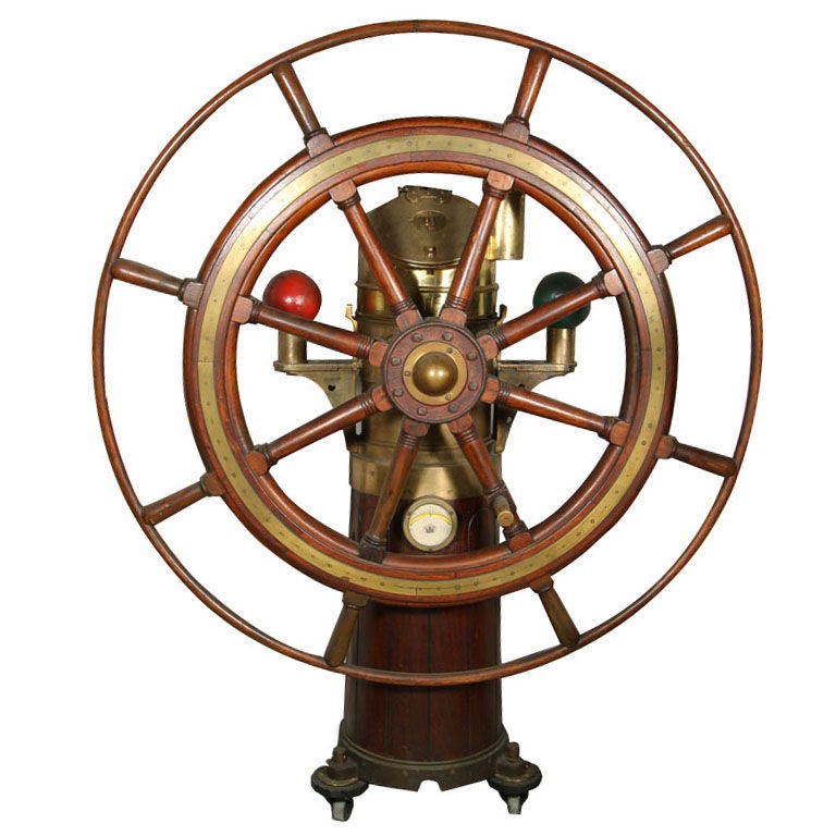 British Ship's Helm at 1stdibs