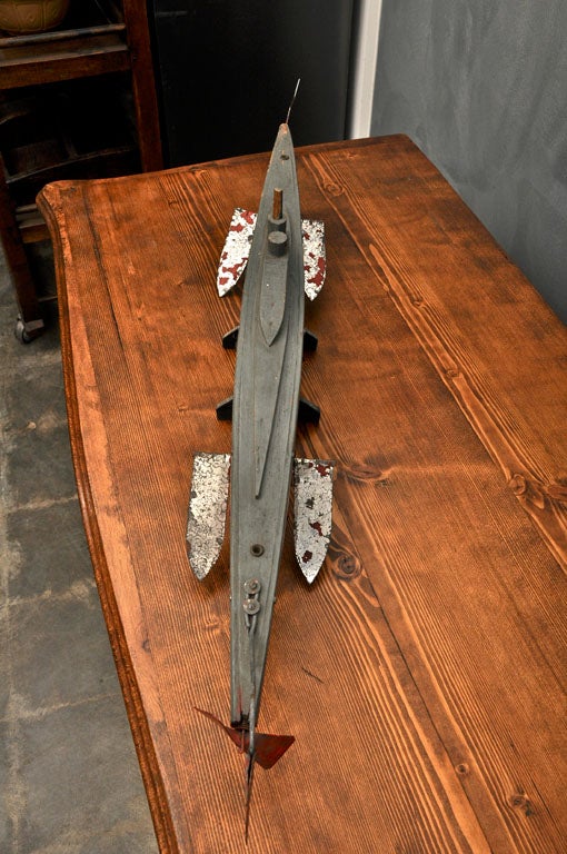 American Folk Art Model  of a 1920's U-9 Submarine