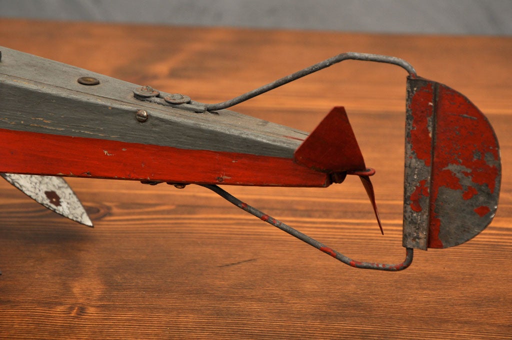20th Century Folk Art Model  of a 1920's U-9 Submarine