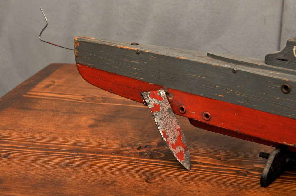 Folk Art Model  of a 1920's U-9 Submarine 1