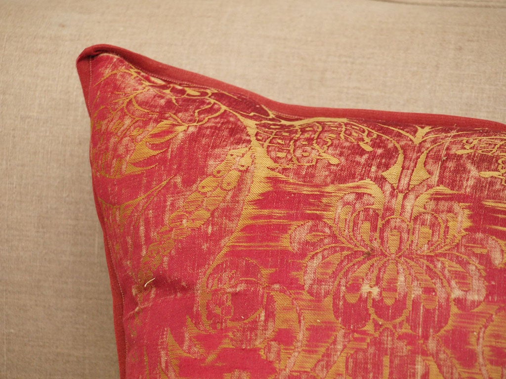 19th Century 19th Cent. Antique French Silk Pillow