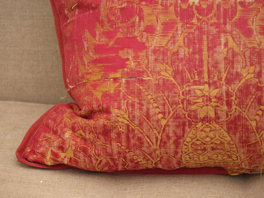 19th Cent. Antique French Silk Pillow 3