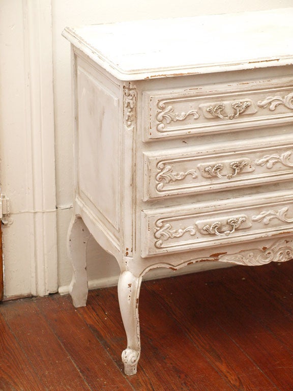 Louis XV Style Painted French Commode