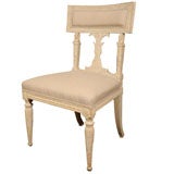 Set of Six Swedish Dining Chairs with Sphinx Applique