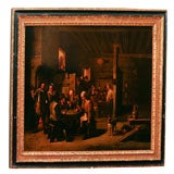 Dutch painting of a tavern scene