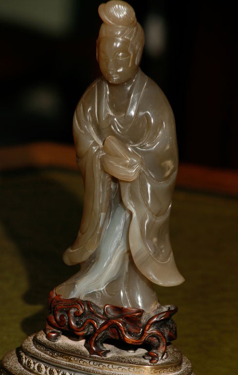 Carved hardstone Figure