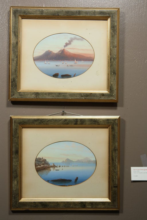 Pair of Italian Gouaches