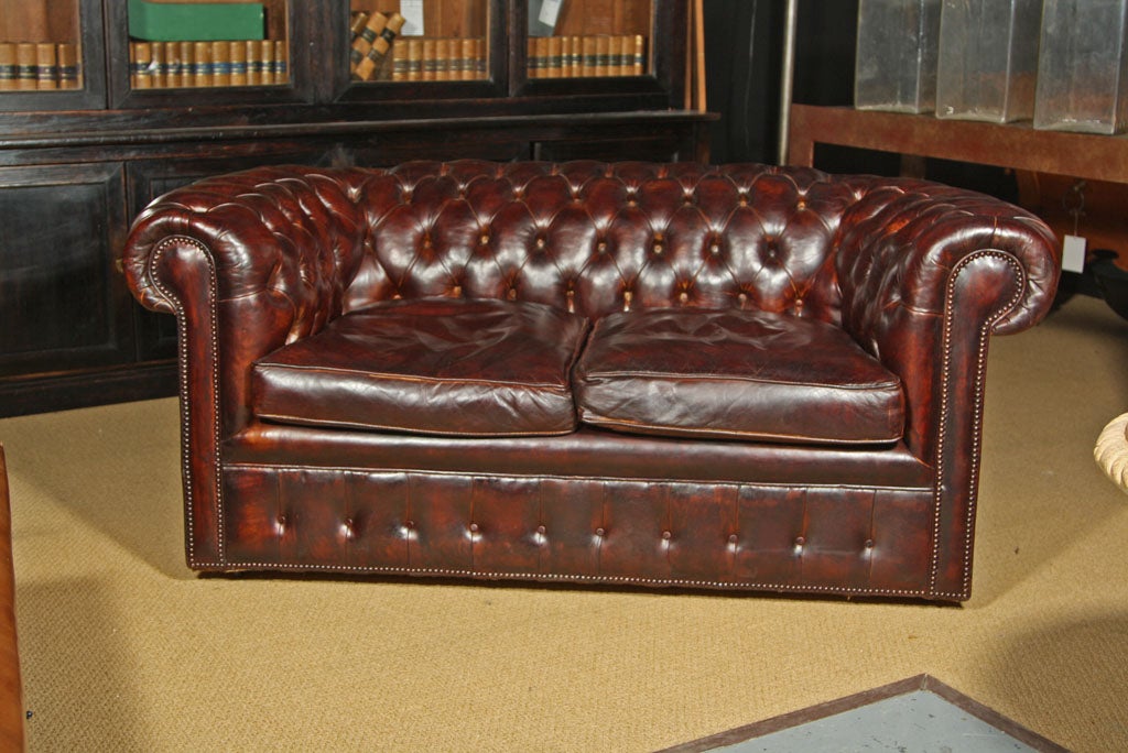 Tufted Leather Sofa