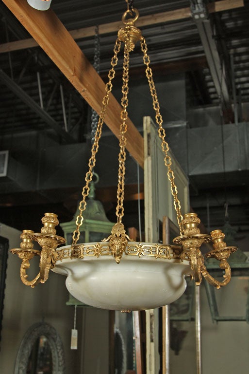 Alabaster Ceiling Light