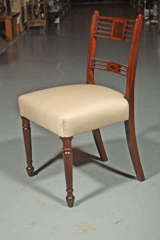 19th Century Set of Regency Dining Chairs For Sale