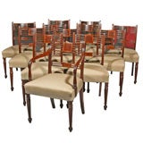 Set of Regency Dining Chairs