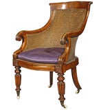 Antique Caned Bergere
