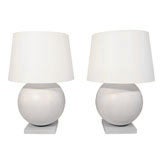 Pair of Ball Lamps
